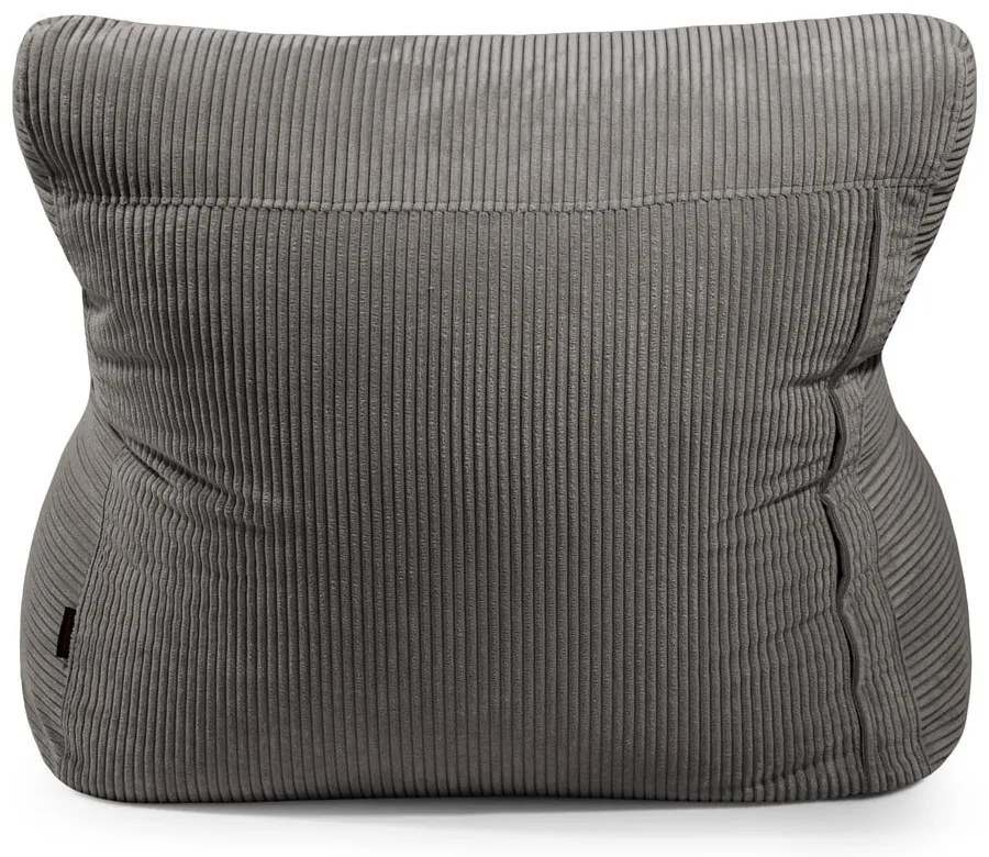 Пуф от рипсено кадифе в тухлен цвят Lounge 100 – SLOWDOWN