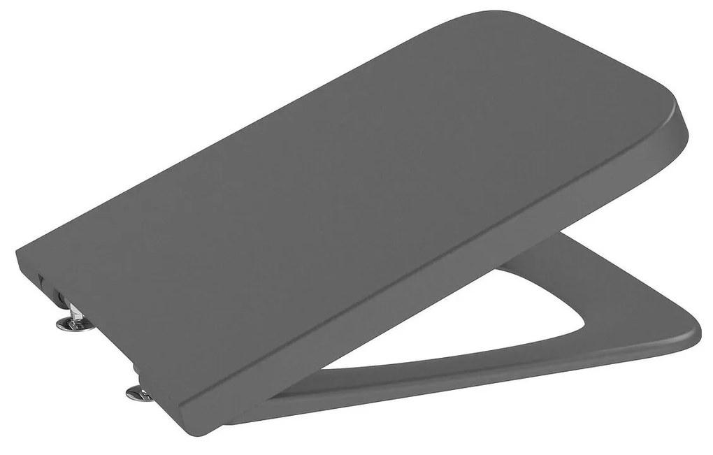 Седалка и капак, Roca, A80153264B, SQUARE, за тоалетна чиния, със забавено падане