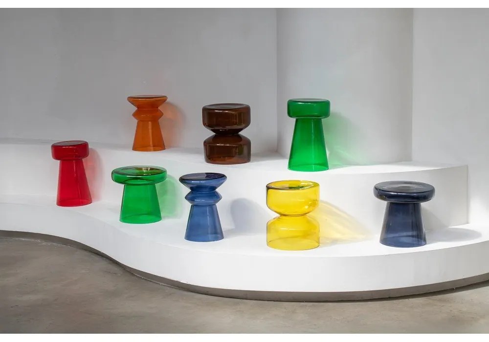 Стъклена кръгла странична масичка ø 32 cm Amarre – Leitmotiv