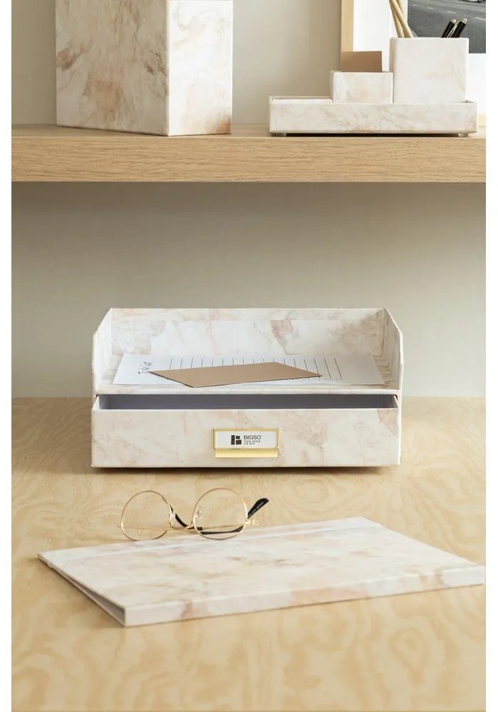 Картонен органайзер с чекмедже за докумнети Walter Paper Laminate – Bigso