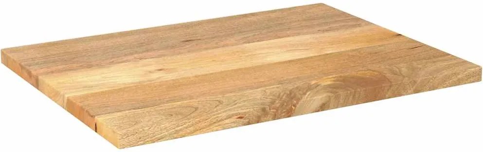 371476 vidaXL Плот за маса, 90x70x2,5 см, правоъгълен, манго масив