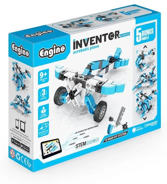 Engino Конструктор Inventor Mechanics - Самолет, 5 в 1