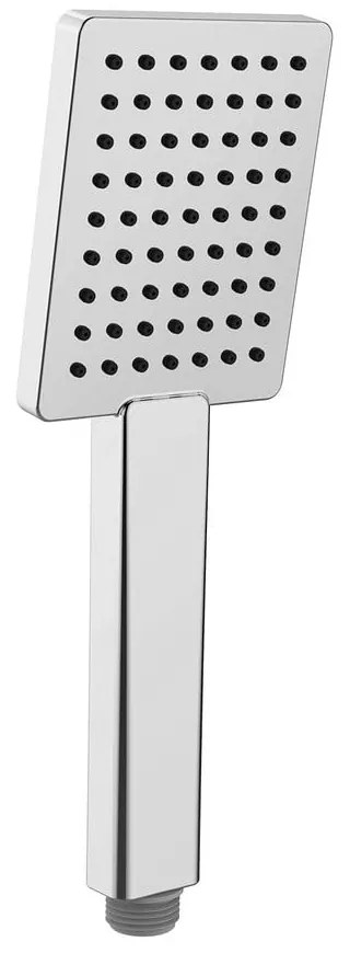 Пластмасова душ глава в лъскаво сребристо – Sapho