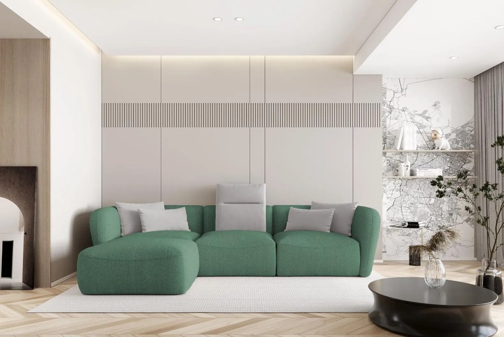 Ъглов диван Canada Mini-Prasino-Left