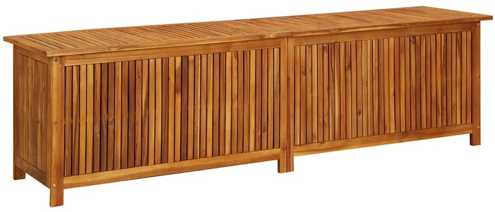 316500 vidaXL Градинска кутия за съхранение 200x50x58 см акациево дърво масив