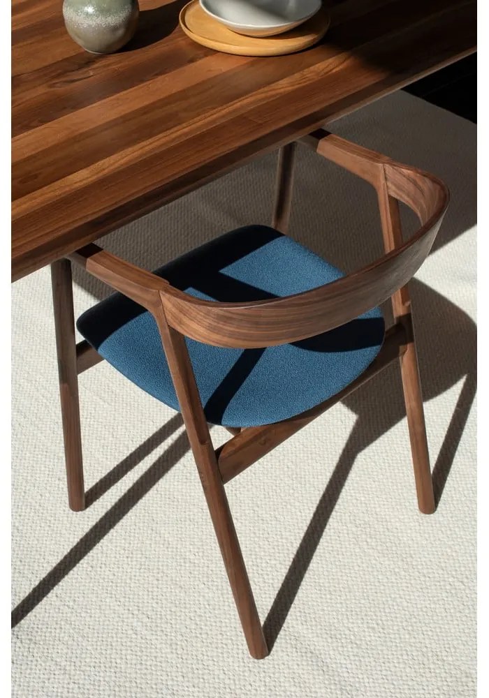 Трапезен стол в син и кафяв стол Muna – Gazzda