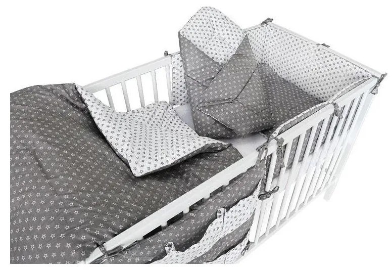 COSING - 10-частен комплект Sleeplease за новородено, сив/бял