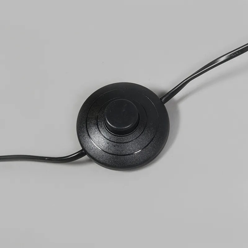 Модерна подова лампа черна с LED регулируема - Trax