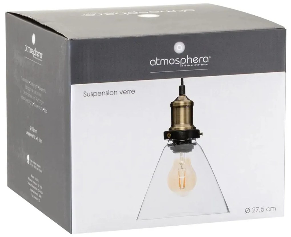 Пендел atmosphera Alak, 18 cm, Стъкло