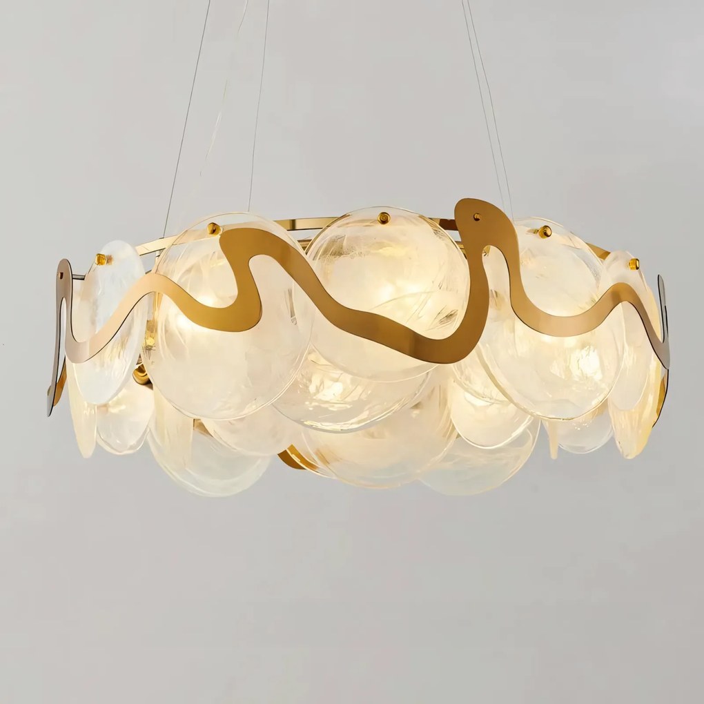 Лампа APP1544-8CP Brush Gold