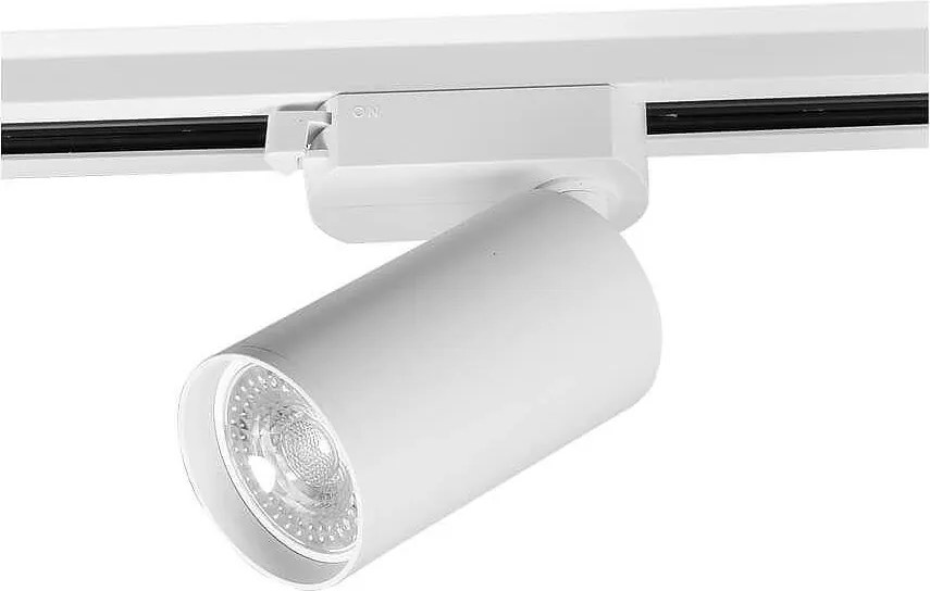 Спот за релсов монтаж LUX, бял, 1хGU10