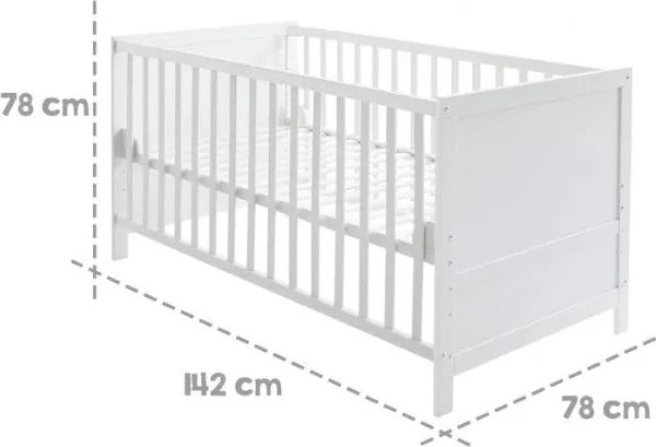 Детско легло Mond-White