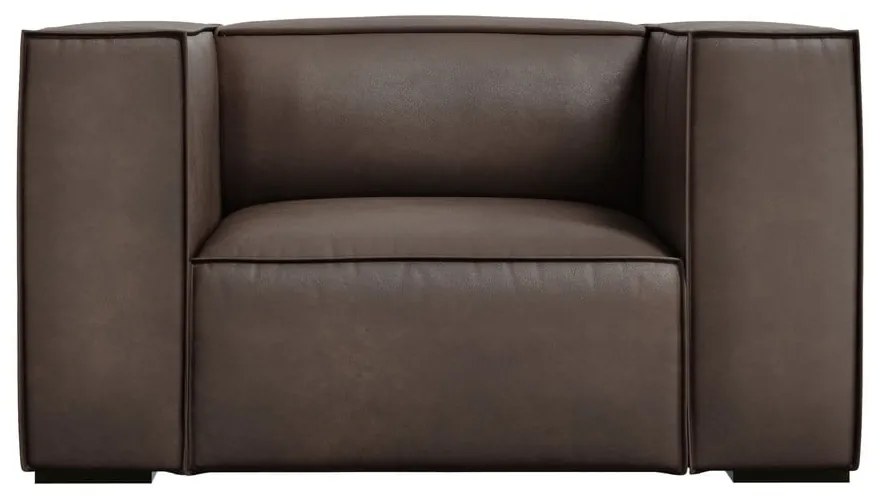 Кафяв кожен фотьойл Madame - Windsor &amp; Co Sofas