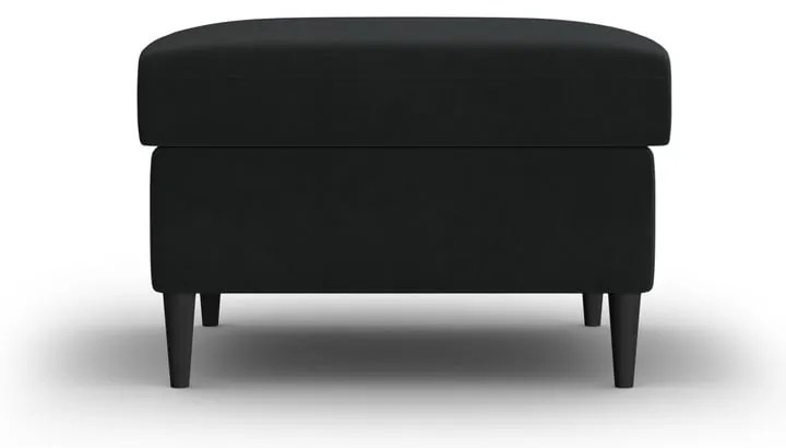 Черна кадифена табуретка Kyoto – Cosmopolitan Design