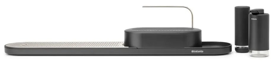 Сива пластмасова стойка за препарати SinkStyle – Brabantia