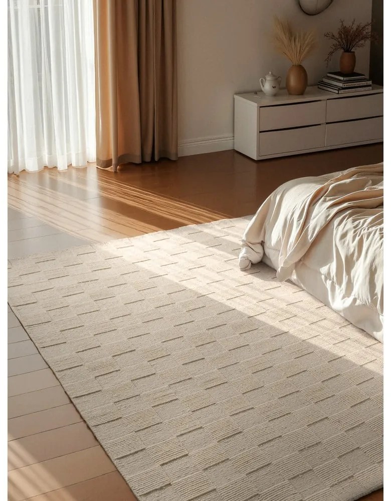 Кремав ръчно изработен вълнен килим 120x170 cm Scala – Villeroy&amp;Boch