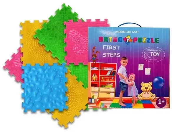 Модулен килим за игра Ortho Puzzle - Микс - Първи стъпки