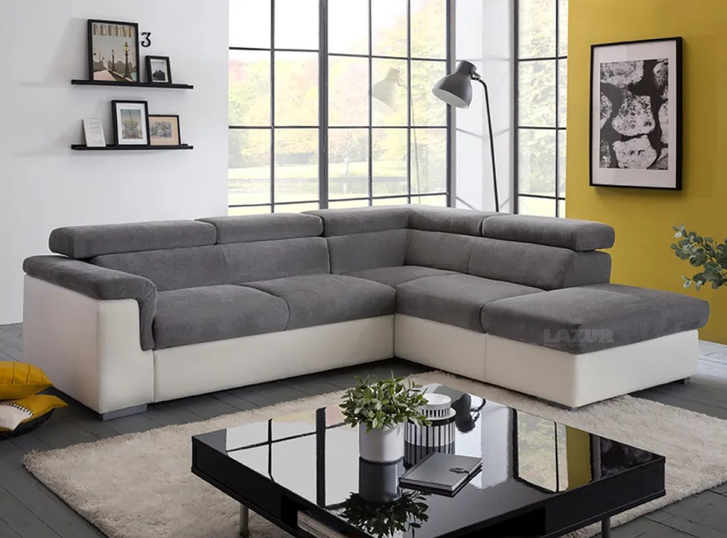 Ъглов диван Мила с функция сън