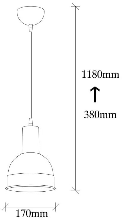 Полилей Elefant 521SHN3134, 118х17 см, Метално тяло, Черен