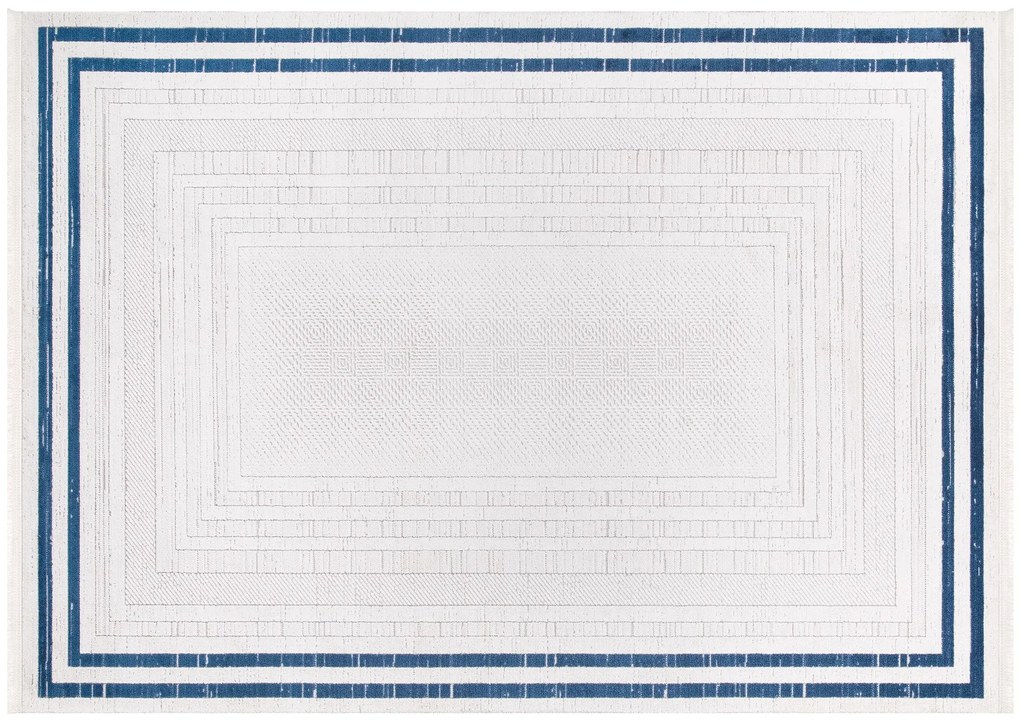 Килим (100 x 300) 45898 Neva - Морско синьо