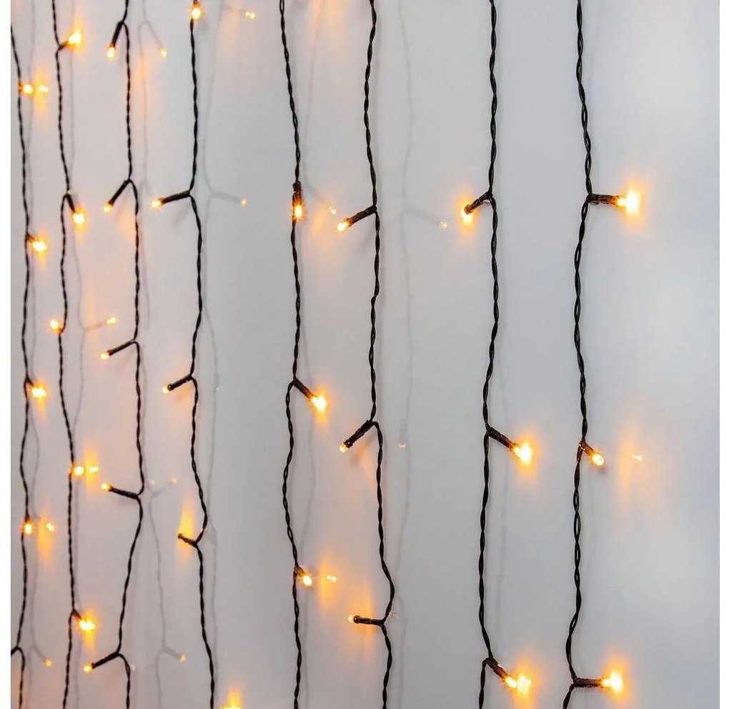 Eglo 411526 - LED външна коледна завеса GOLDEN 120xLED 1,8m IP44 топло бяло