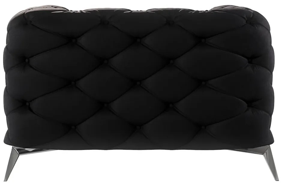 Черно кадифено кресло Chelsea – Ropez