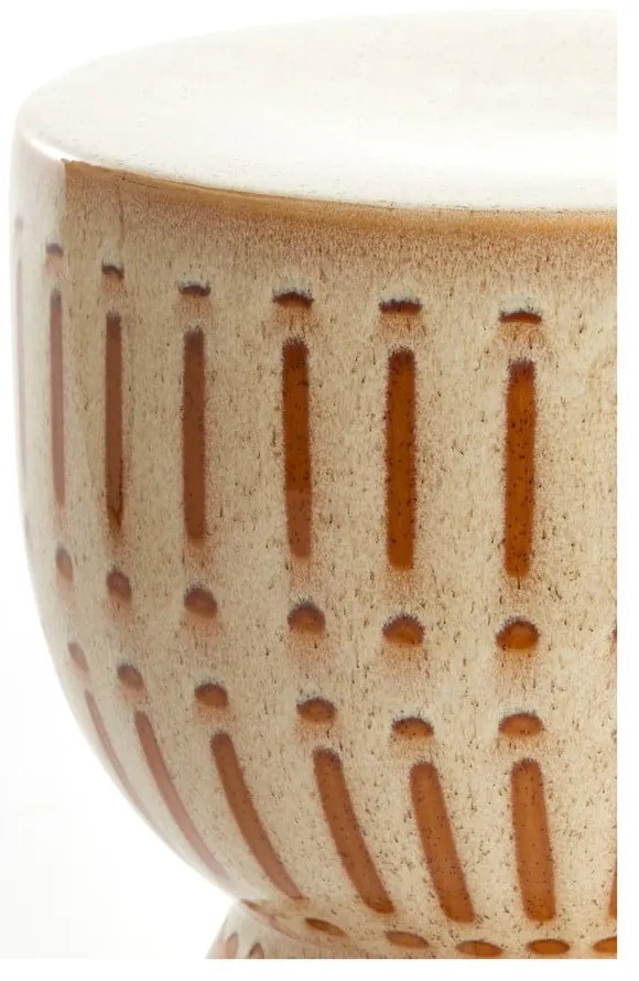 Керамична кръгла странична масичка ø 28,5 cm Finca – Light & Living