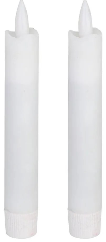 Eglo 422218 - Комплект 2x LED свещ ANTANABE LED/1xAAA 15 см бяла