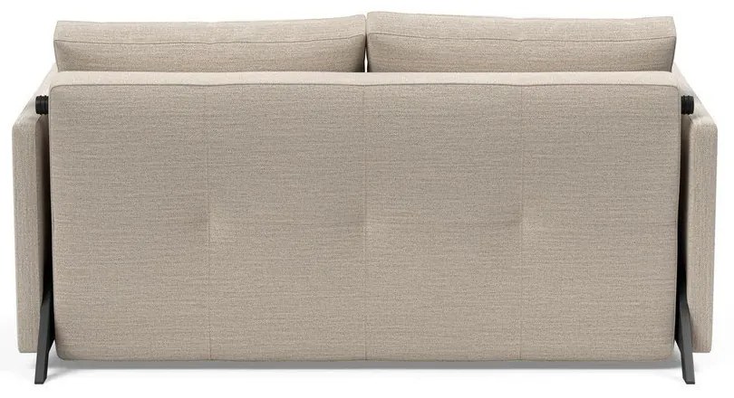Бежов разтегателен диван с подлакътници , 140 см Cubed - Innovation