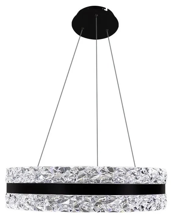 LED регулируем полилей на кабел 80W 230V 3000-6500K черен + DO