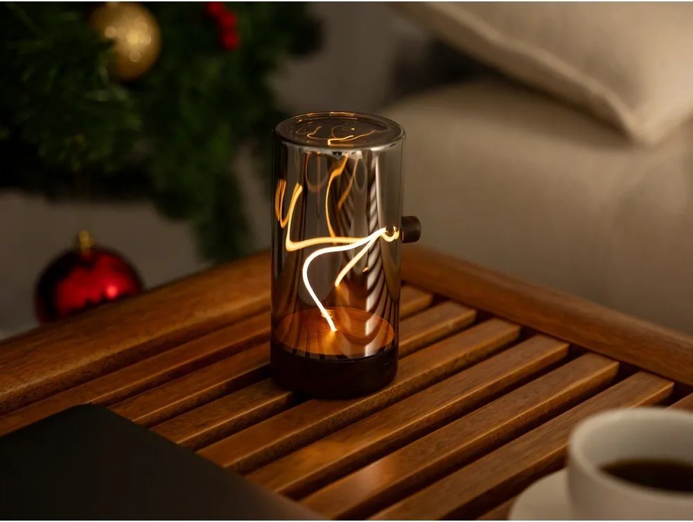 Преносима светлинна декорация с USB ø 7 cm Solis – Gingko