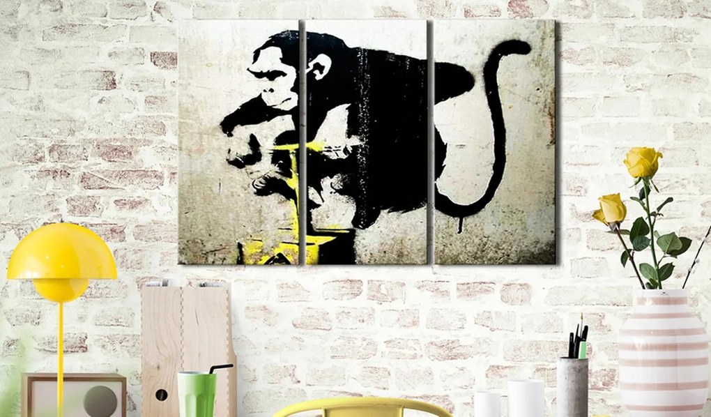 Canvas Seal - Monkey TNT Detonator от Banksy 90x60