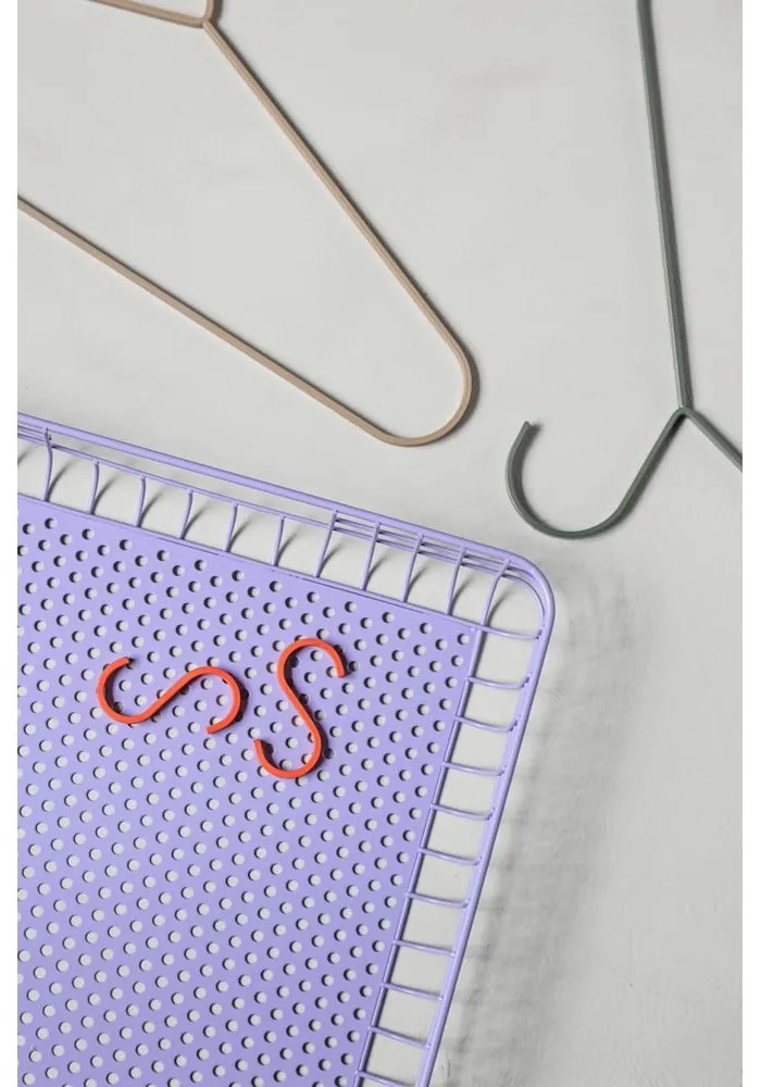 Оранжеви висящи метални куки в комплект от 5 бр. Hang-it – Mette Ditmer Denmark