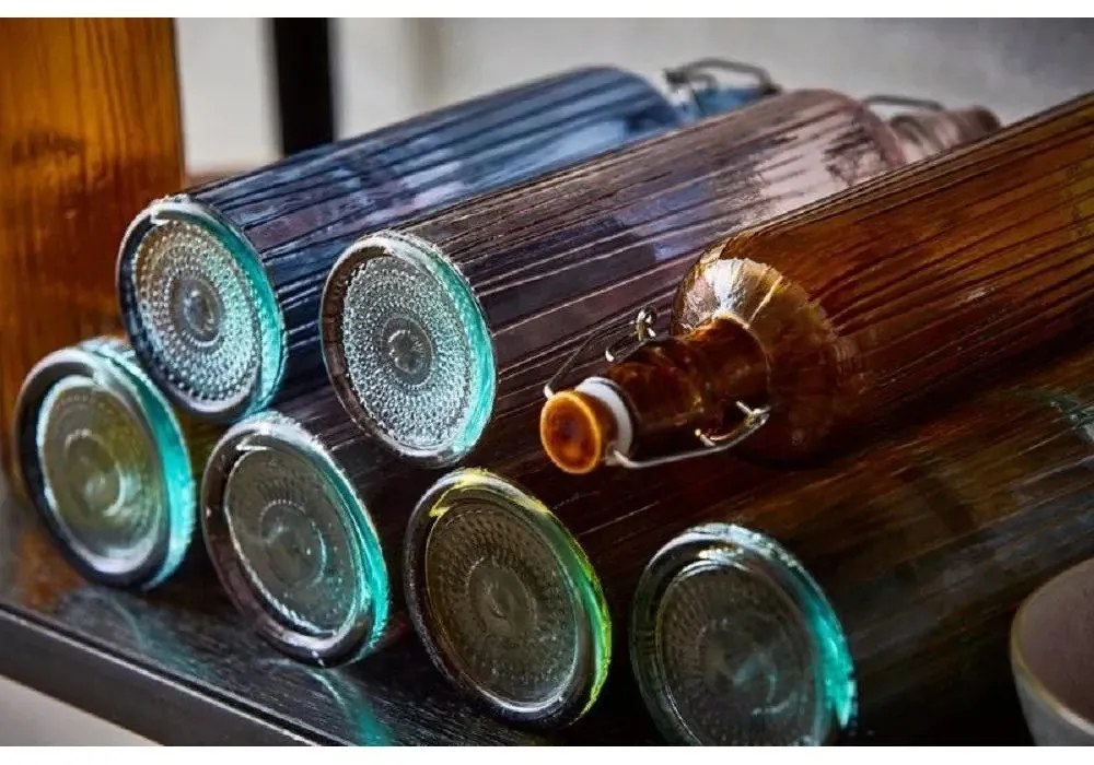 Розова стъклена бутилка 1,2 л Kusintha - Bitz