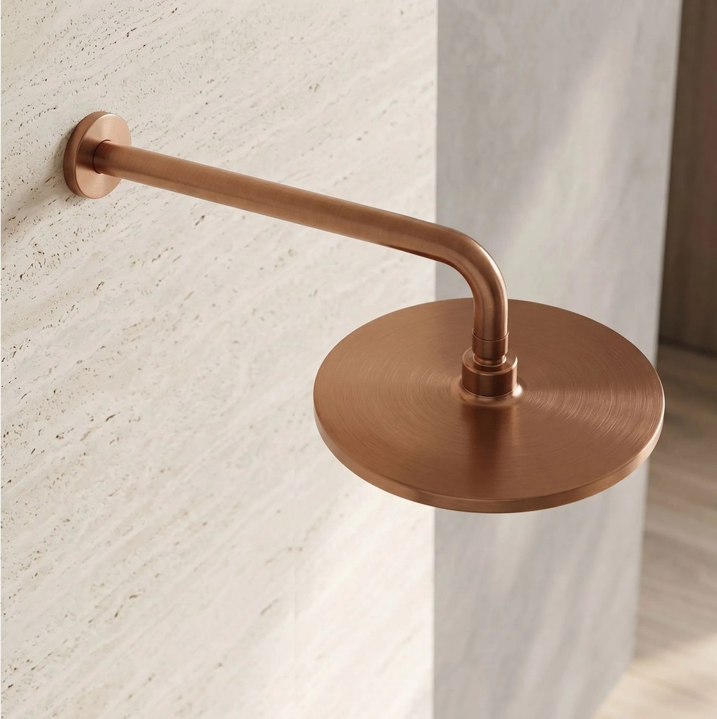 Кръгла душ глава REA JS-021BRG Brush Copper