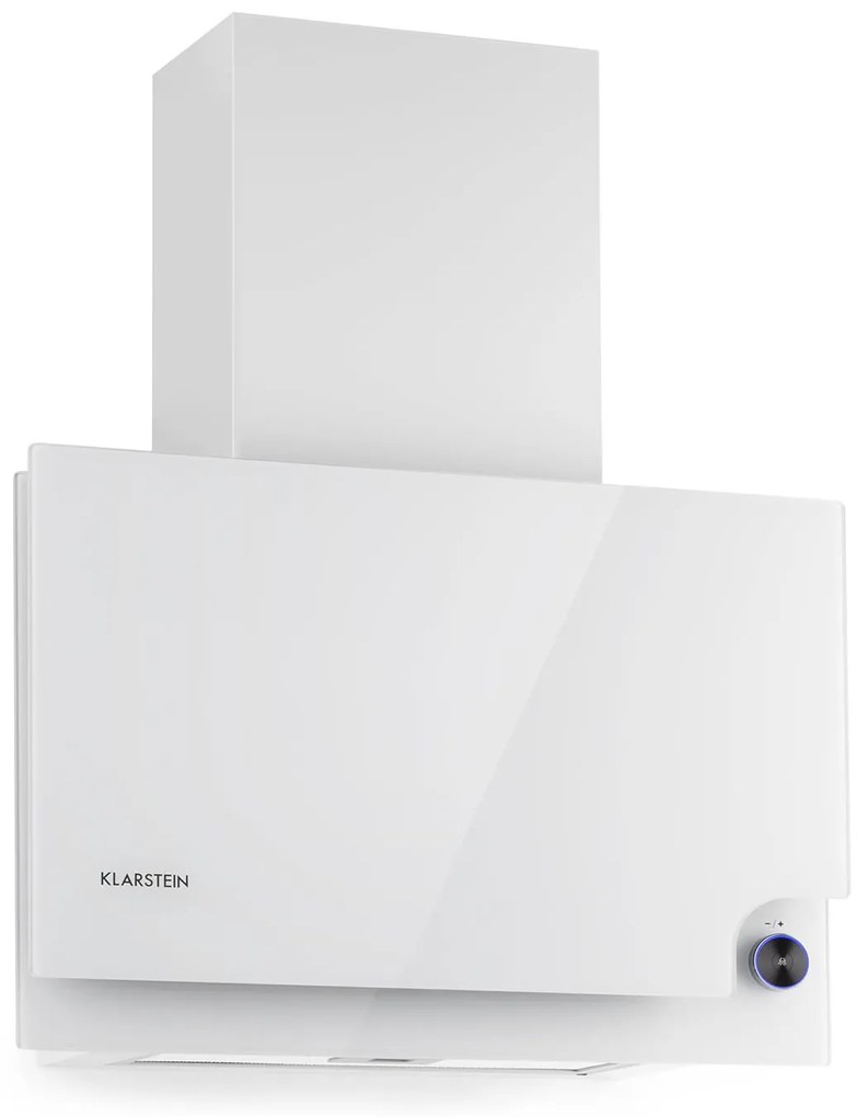 Klarstein Amelia, абсорбатор, 123 W, 60 x 47 x 23,5 см, LED сензорно въртящо се управление, бял