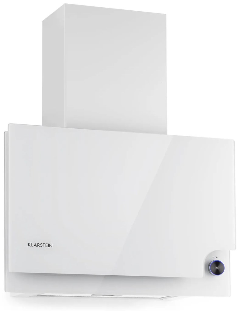Klarstein Amelia, абсорбатор, 128 W, 60 x 47 x 23,5 см, LED сензорно въртящо се управление, бял