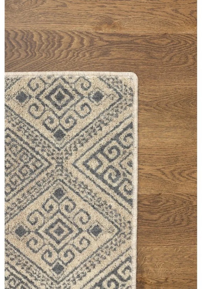 Бежов вълнен килим 133x180 cm Decori - Agnella