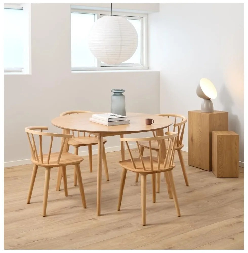 Трапезен стол в естествен цвят Ida – Actona