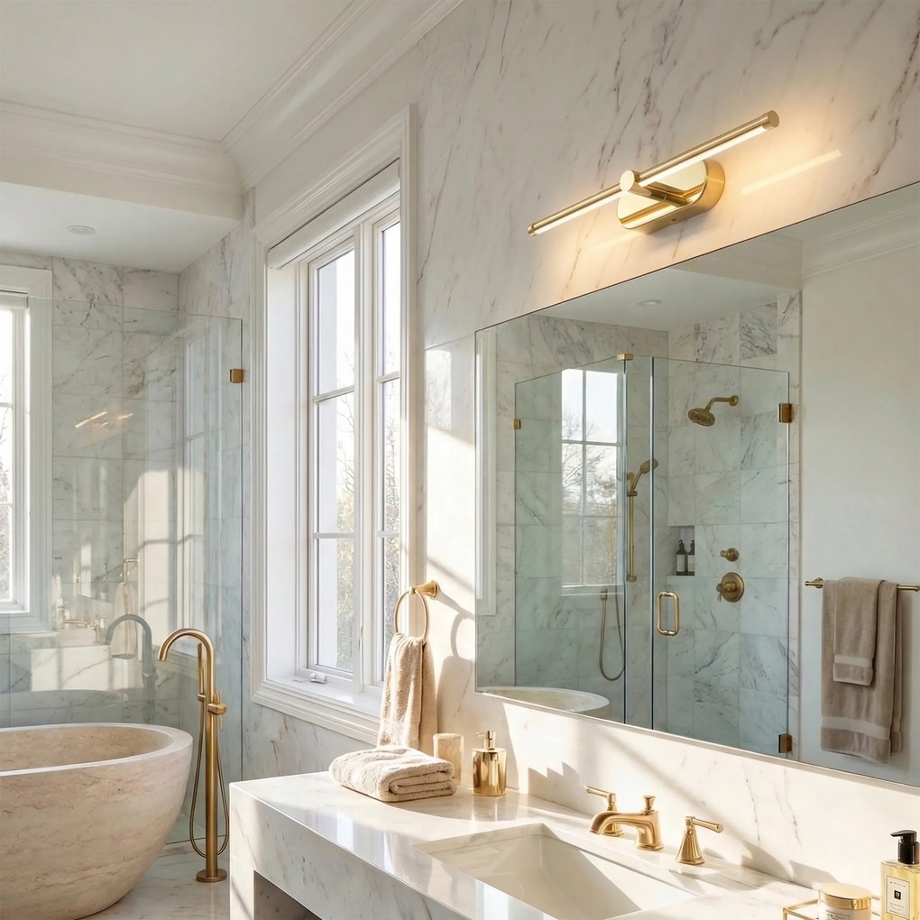 Stenen LED aplik za banya APP1889-1W 40 cm GOLD