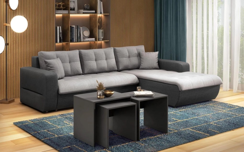 Разтегателен ъглов диван Дарвин