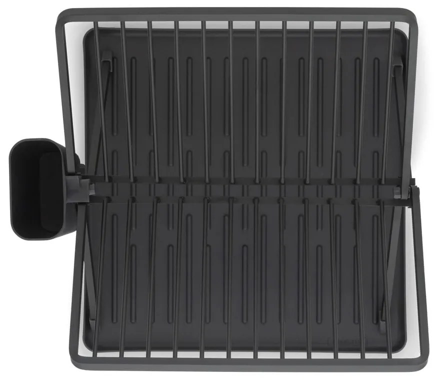 Тъмносива метална двуетажна тавичка за оттичане 37x33 cm – Brabantia