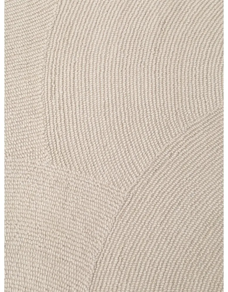 Ръчно изработен вълнен килим в светло естествен цвят 120x180 cm Eleni Natural White – Hanse Home