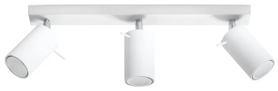 Точково осветително тяло RING 3 3xGU10/40W/230V бяла