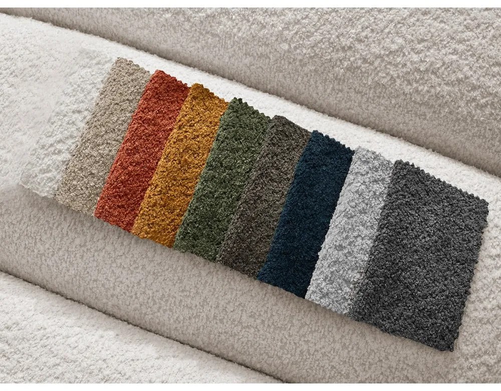 Бяла табуретка от прежда с примки от букле Annecy – Bobochic Paris