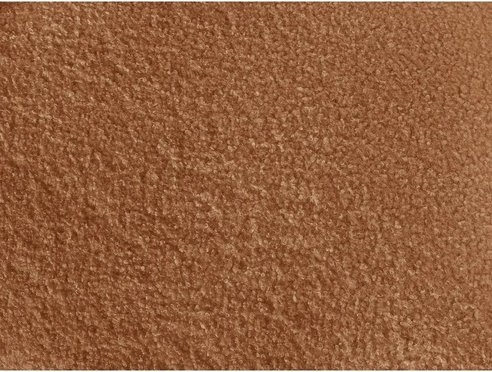 Оранжево въртящо се кресло от прежда с примки от букле Elina – Bobochic Paris