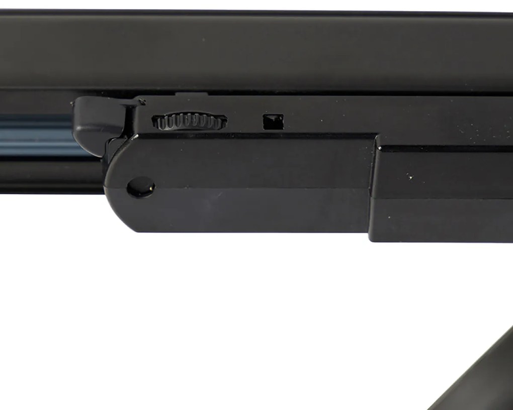 Релсова система черна с LED димируема 3-светлина 3-фазен дясна - Ruler 38