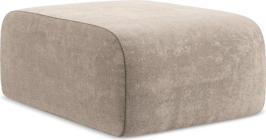 Светлокафява шенилова табуретка Lani – Makamii