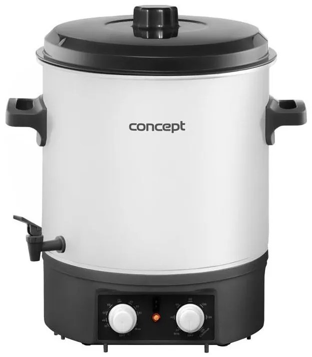 Concept ZH0030 - Уред за консервиране 27 l 2000W/230V бял/черен