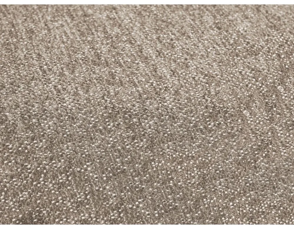 Кафяво-сив шенилов сгъваем/с място за съхранение ъглов диван (ляв ъгъл/U форма) Everest – Bobochic Paris